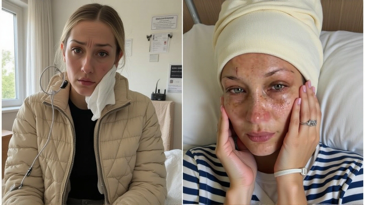 Bella Hadid mostra foto in ospedale: lotta alla malattia di Lyme